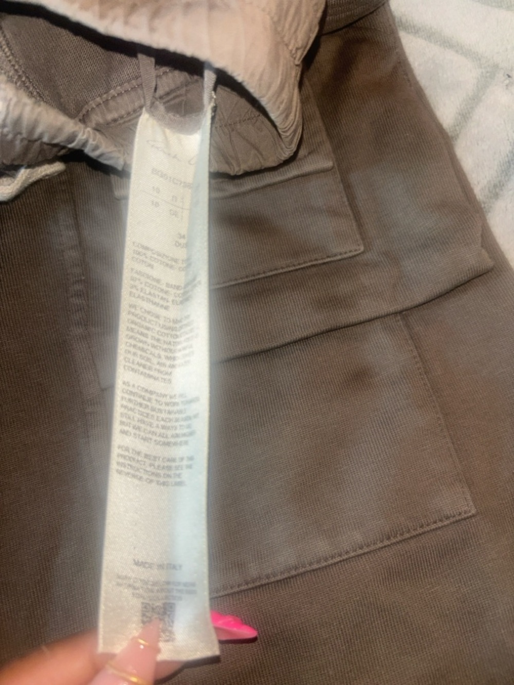 Rick Owens Kids Cargo Shorts in Taupe